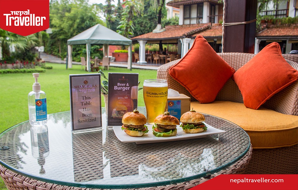 Hotel Shangri~la Food beer and burger